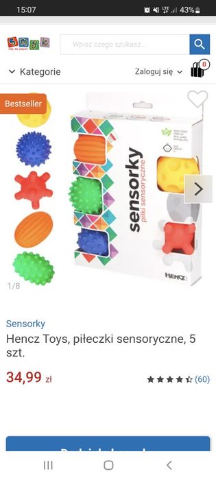 Piłki sensoryczne
