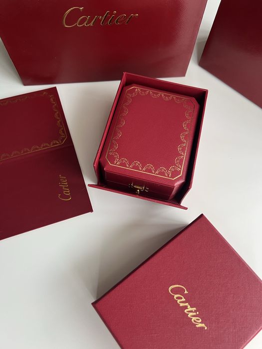 Люкс Комплект під обручки парні колечки Cartier Картьє