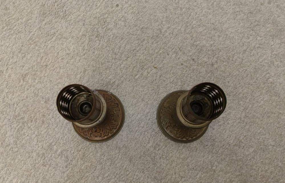 Castiçais em Casquinha.