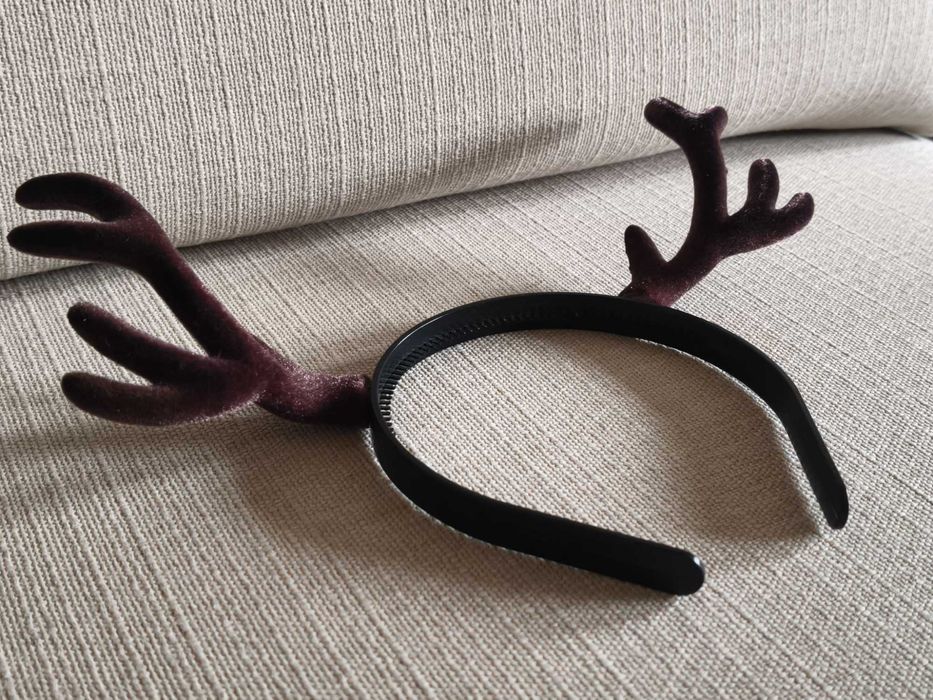 Opaska świąteczna renifer