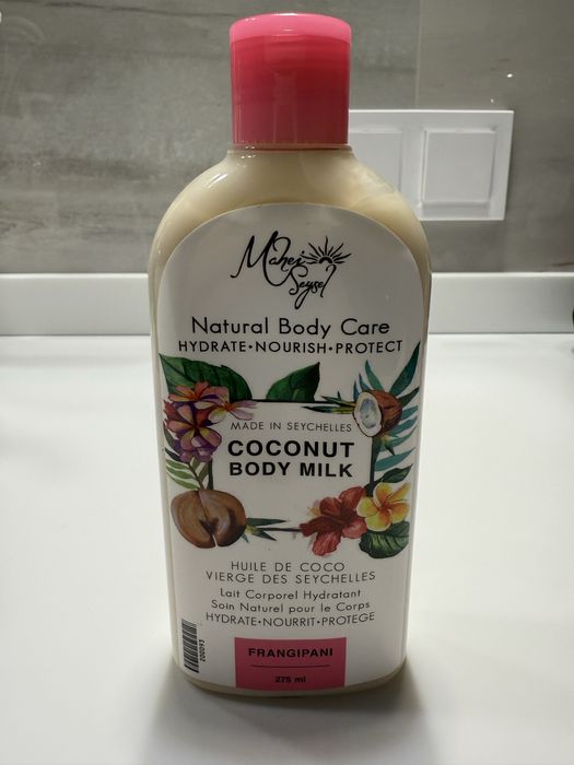 Кокосовое молочко для тела , 100% натуральная косметика , 275 мл