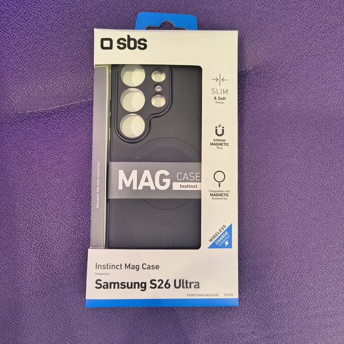 Etui pokrowiec futerał case Samsung s26 ultra czarne magsafe