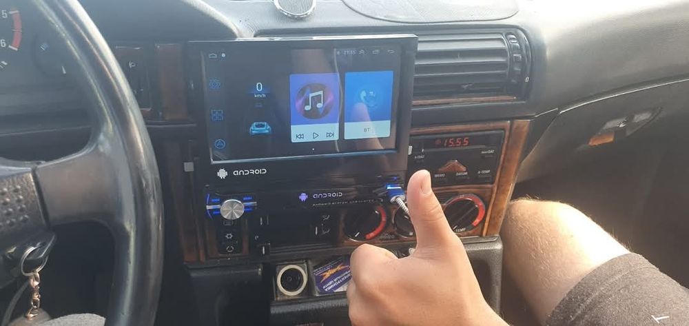 Auto Rádio 1 Din Android (GPS, Bluetooth, Wi-Fi)