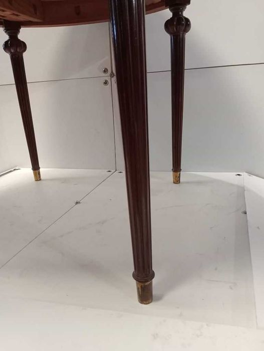 Mesa de jantar em madeira King designer Francês de Luís XVl