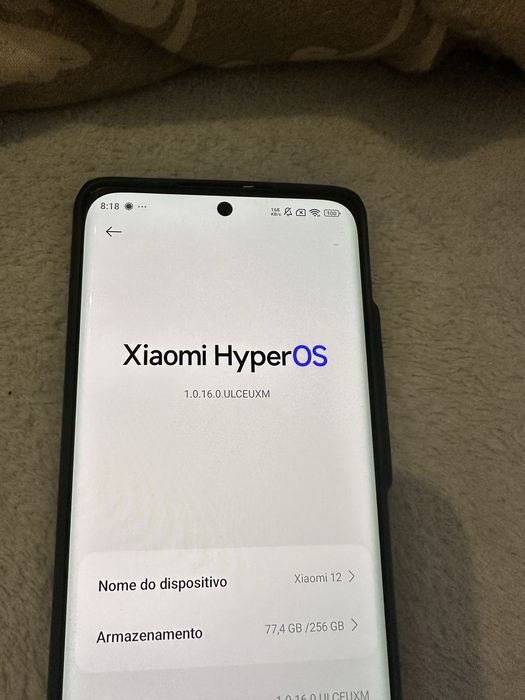 Xiaomi 12, em bom estado, com 256 gb