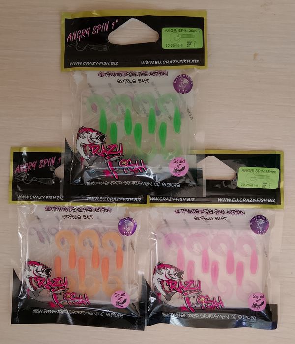 распродажа силикона Mann's, CrazyFish, Flagman