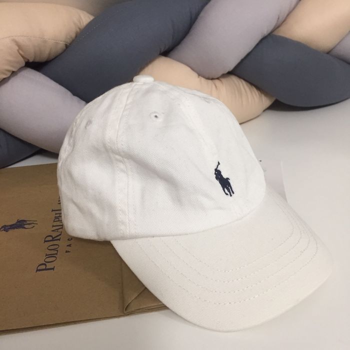 Czapka z daszkiem Polo Ralph Lauren 12/24 48 cm Nowa Biała