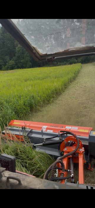 Usługi mulczowania nieużytków/łąk/traw/poplonów/kukurydzy