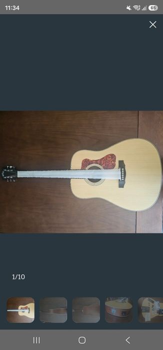 Guitarra electoacustica  Guild D -240-E