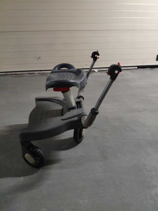 Adaptador de pedal para crianças, reboque auxiliar da segunda criança