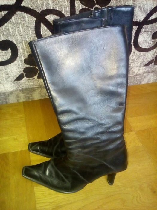 Kozaki skórzane damskie