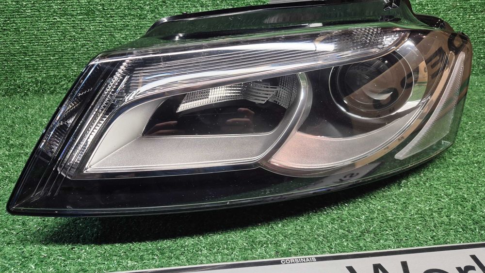 Otica Farol Esquerdo Bi-Xenon LED Audi A3 8P 8PA 8P7 2008 a 2013 Ref. 446-1129LMLEHM2 NOVO DEPO