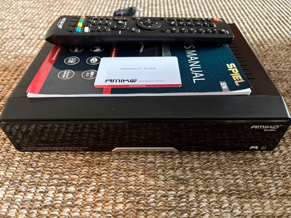 Receptor de satélite digital Full HD e consola jogos ret