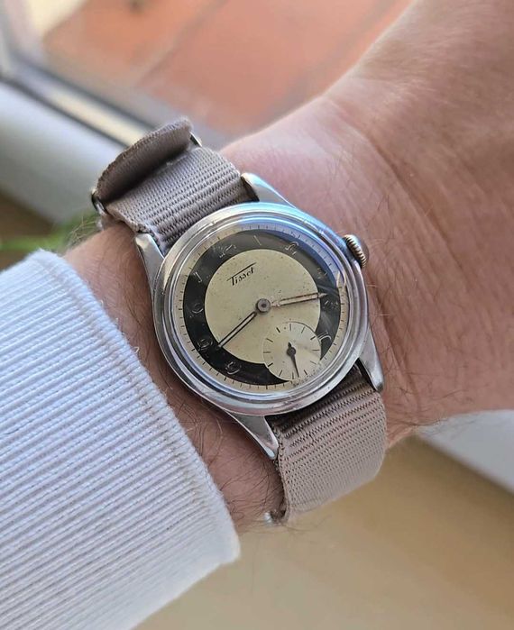 Tissot Bullseye  z 1944 roku II Wojna Światowa  Vintage