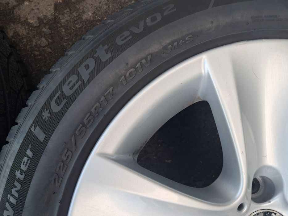 225/55R17 Koła Alufelgi BMW 5x120 Zimowe  6.5mm
