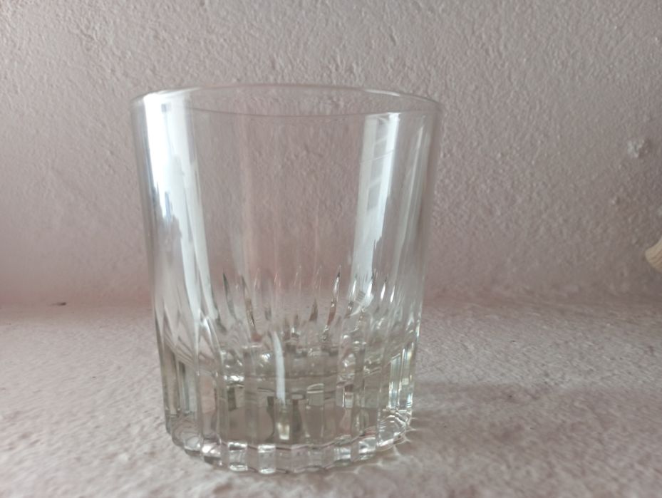 Copos de whisky em cristal