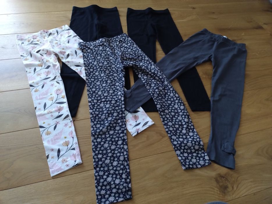 Legginsy 5-pak H&M Sinsay 128/134
