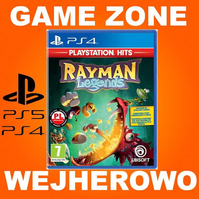 Rayman Legends PS5 + PS4 + Slim + Pro = PŁYTA PL Wejherowo