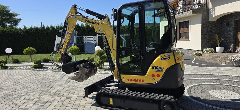 Minikoparka yanmar sv22 1Wlasciciel w Pl  Brutto  Mocna koparka