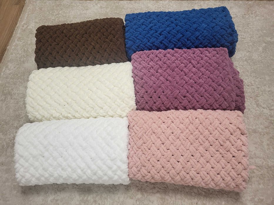 Плед ручної роботи пряжі Puffy Alize