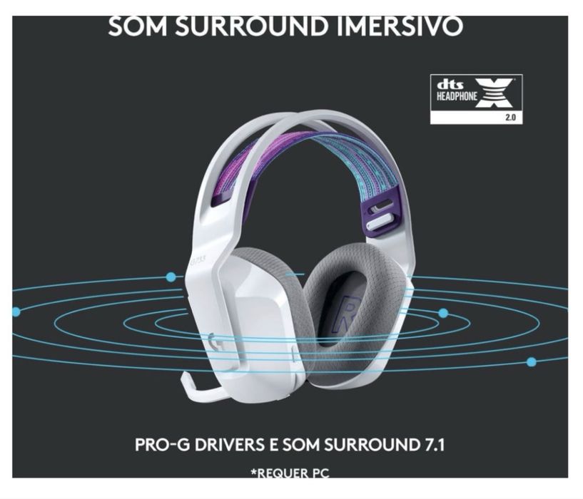 Headset Logitech G733 Sem Fio