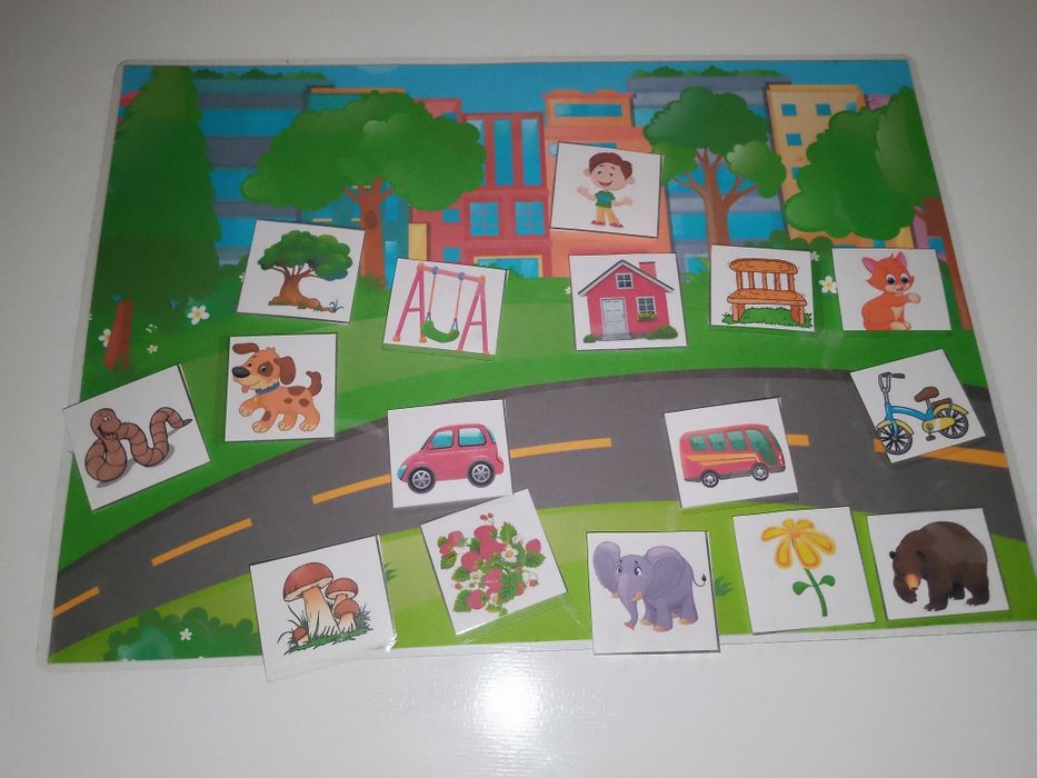 Розвиваючі ігри на липучках