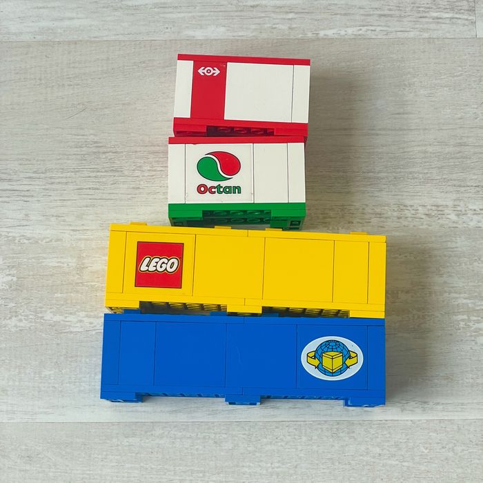Lego System Train 4549 Container Double Stack (1993) Completo e Raro505387093118822405