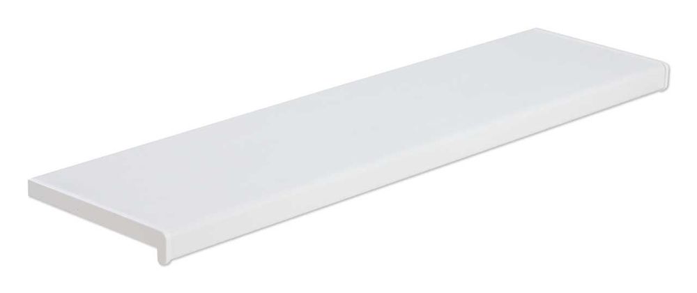 Parapet  WEWNĘTRZNY PCV Komorowy BIAŁY 20X100 CM