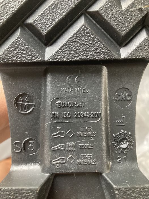 Kalosze wysokie eurofort S5 SRC Cerva rozmo. 44 NOWE