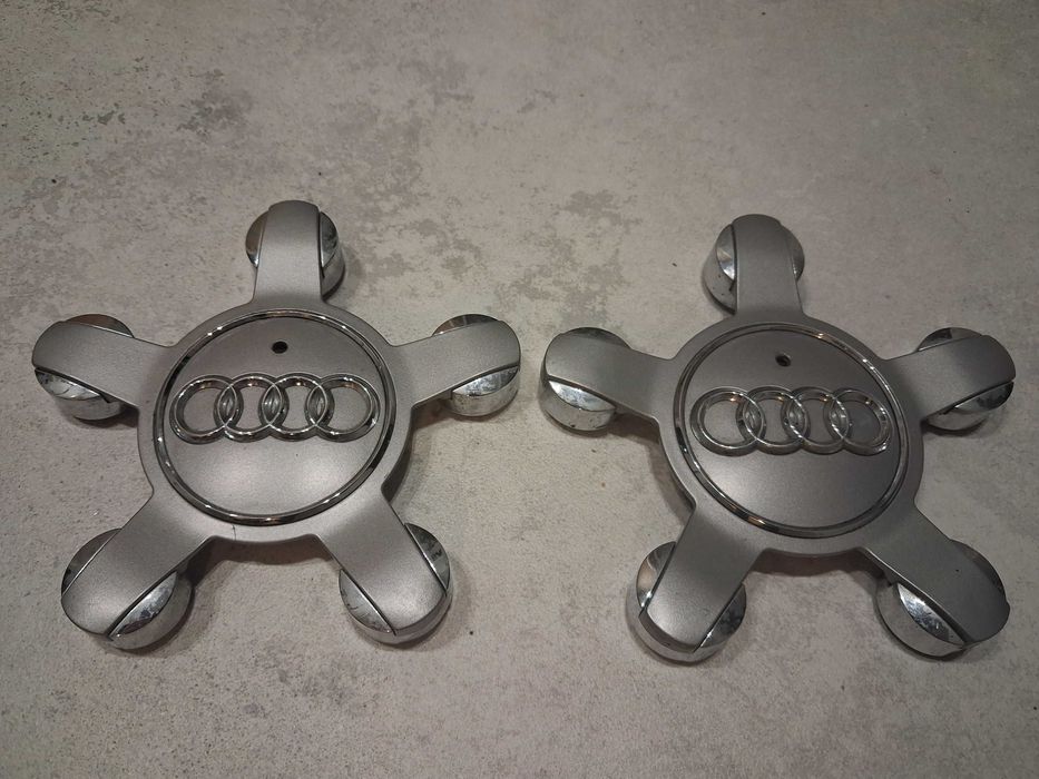 Dekiel x2 dekielek zaślepka osłona pająk kołpak Audi OEM oryginalny BD