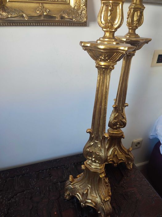 Toucheiro folha de ouro - conjunto de dois