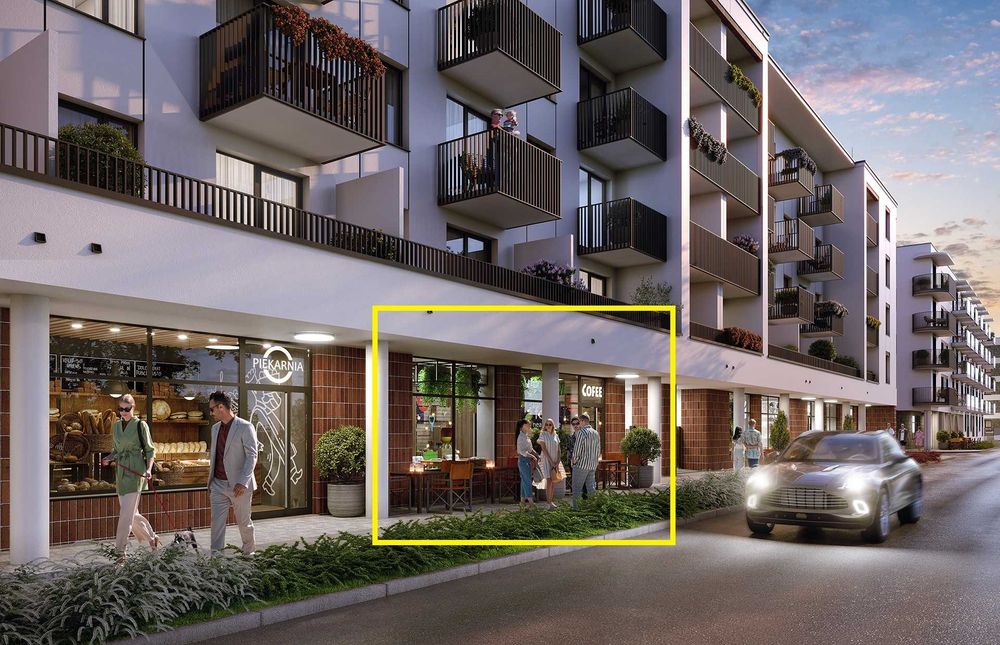 Bardzo atrakcyjny lokal usługowy