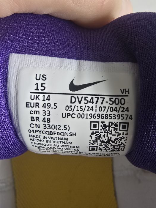 Nike SB Force 58 , 49,5 Nowe, Lakers Edition
