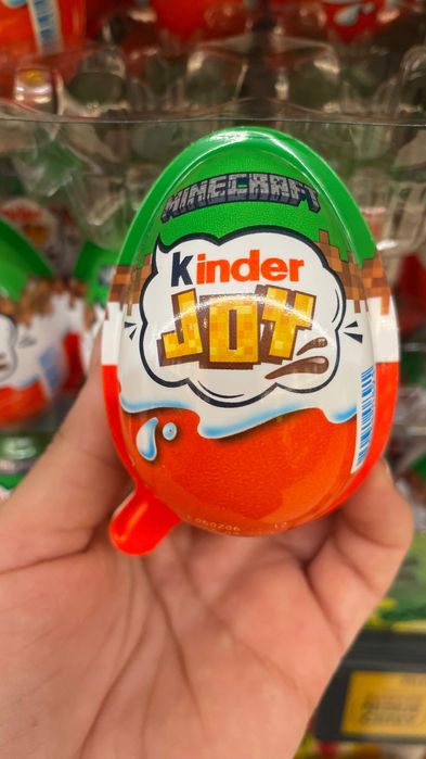 Kinder joy Minecraft, продукти з Польщі