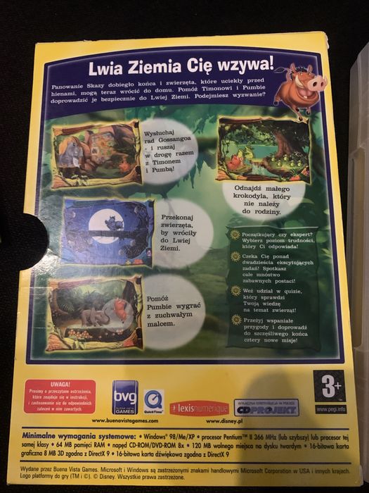 Król Lew - gra przygodowa