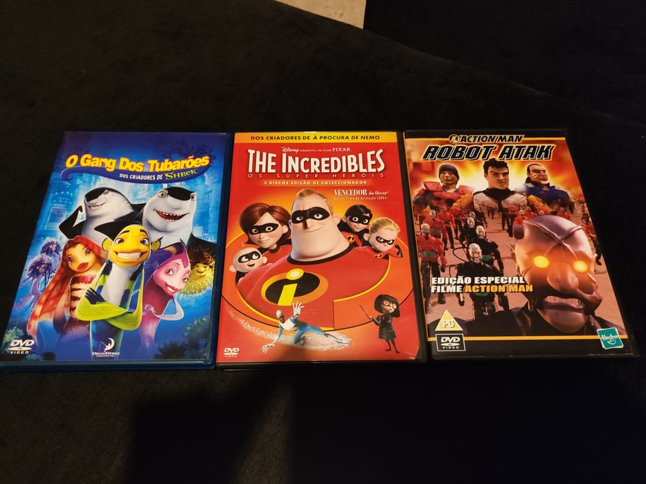 5 Filmes animação DVD