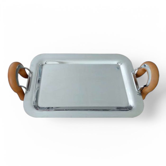 Bandeja de servir em aço inox