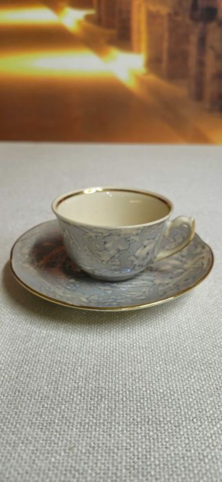 Porcelanowy komplet kawowo-herbaciany CHODZIEŻ dla 6 osób