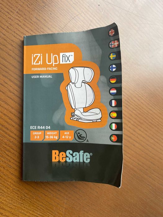 Детское автокресло 15–36 кг BeSafe iZi Up Fix ISOFIX від 4-12 років