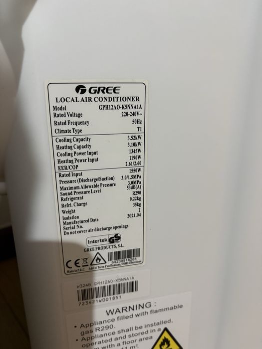 Ar condicionado portátil