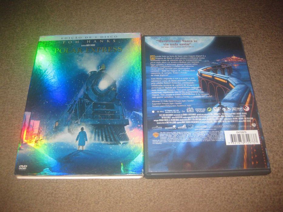 DVD "Polar Express" com Tom Hanks numa Edição Especial em Slidepack!