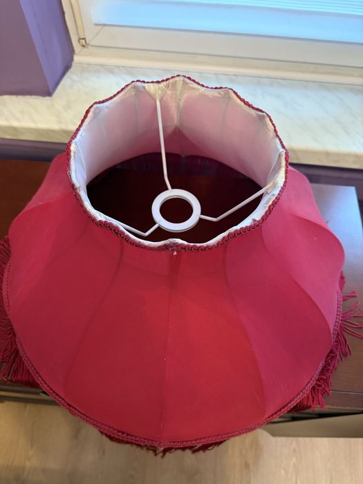 Abażur  czerwony 50cm
