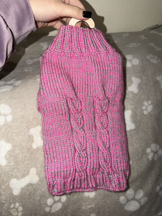 Вязаные  кофты для собак