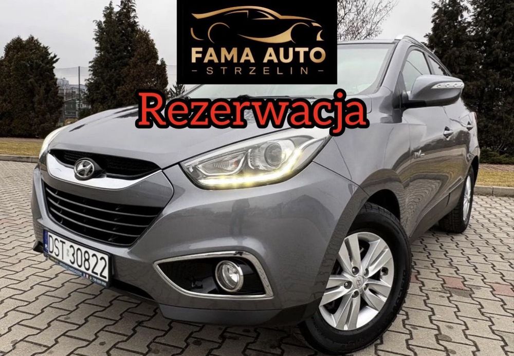 Hyundai ix35 Kamera Parktonik Półskóra Ledy 4x grzane fotele Czyta znaki Bezwypadko