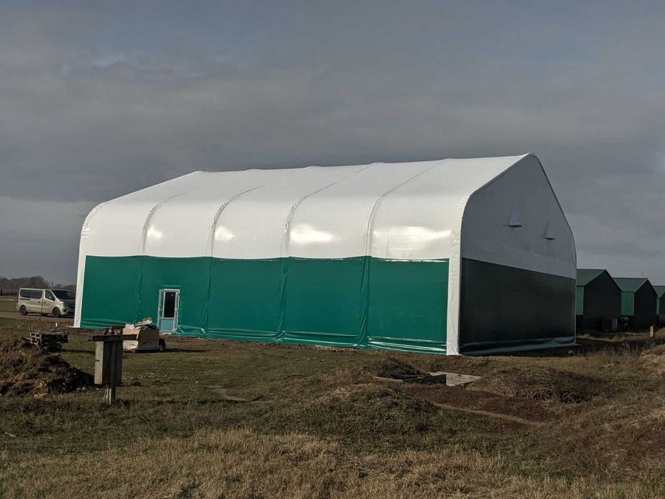 Каркасно-тентовий ангар, збірно-розбірний, 18х20м.