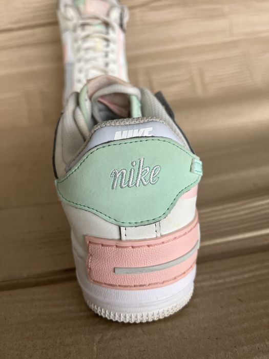 Nike Air Force 1 Shadow CI0919-117 кросівки жіночі шкіряні спортивні на платформі Оригінал 38р/24 см