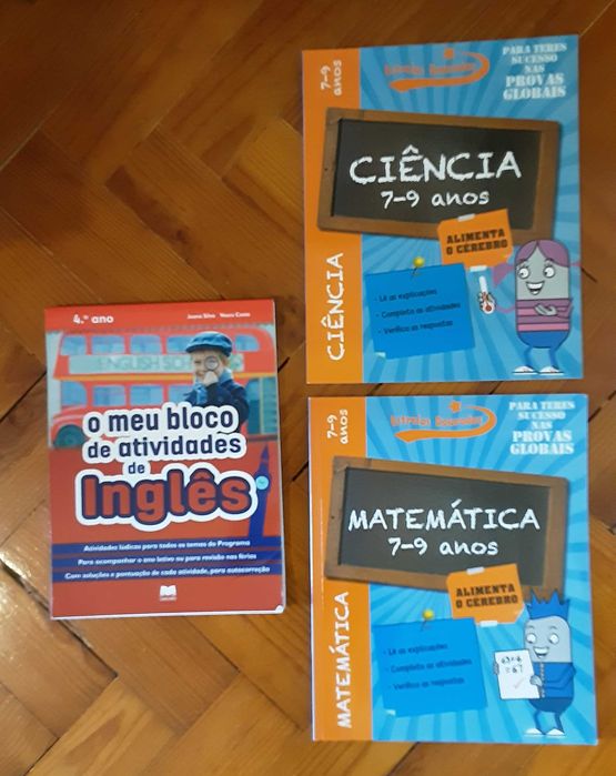 Livros de Atividades - Pré e Primeiro Ciclo - Entre 1,50€ e 5€!
