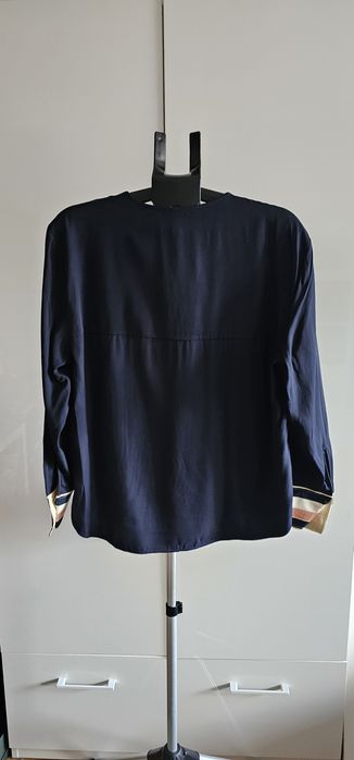 Granatowa bluzka koszula Tommy Hilfiger 38 M wiskoza