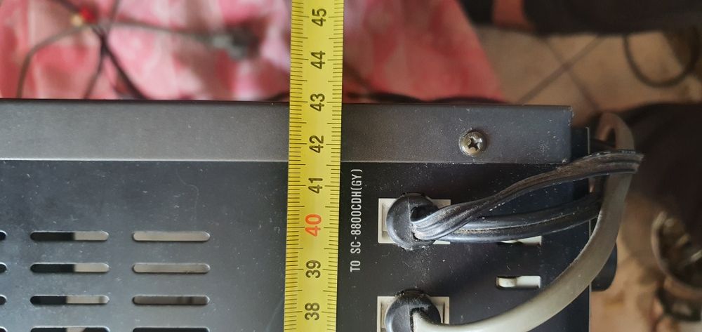 Sharp SX-8800 H, sama obudowa.