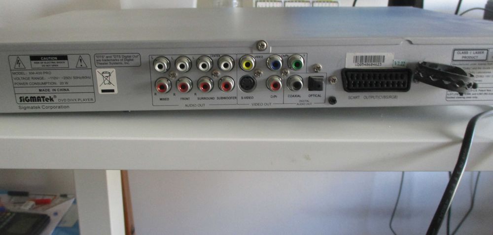 Leitor DVD Sigmatek XM-400 Pro